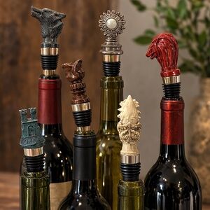 Game of Thrones House Sigil Wine Stopper Set of 6